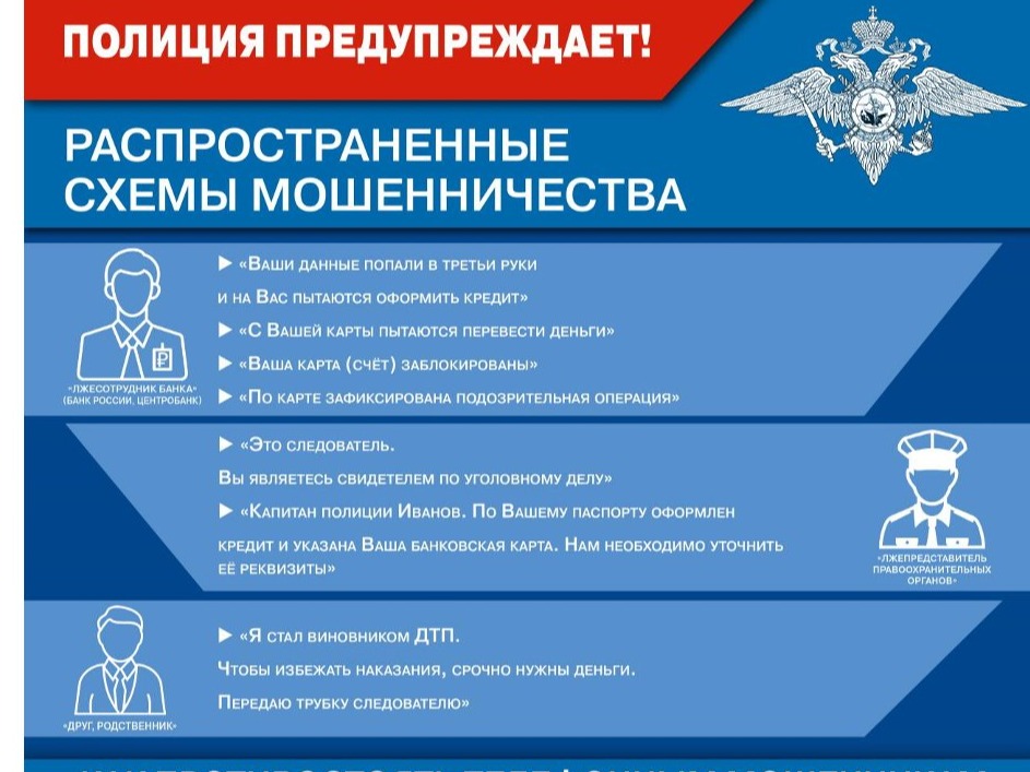 Профилактика хищения денежных средств граждан.
